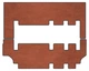 Двошарові килимки Sotra Premium Terracotta для Ford Tourneo Custom (mkI)(одні розсувні двері)(2-3 ряд) 2012-2021 (ST 90748-CH-Terra) - зображення 1