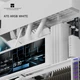 Корпус Thermalright A70 ARGB белого цвета с скрытой системой водяного охлаждения и трубками, панорамный дизайн с тремя окнами, ATX-версия, RGB-подсветка. - изображение 5