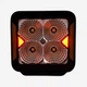 LED фара додаткова W0120F-P8 EA Light X 20W ближнє світло з поворотом (03651) - зображення 8