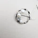 Брошка серебряная с жемчугом "Рует" 4,94 г - изображение 3