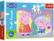 Пазл Trefl 60 элементов — Peppa Pig: Свинка Пеппа — Счастливая Пеппа (17414) - изображение 1