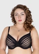 Бюстгальтер Acousma чорний з нюдом 80D (артикул 6618) - зображення 1