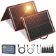 Солнечная панель DOKIO FFSP-200W с контроллером 12V, складная, монокристаллическая, для автономных систем - изображение 2