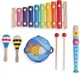 Набір музичних інструментів Boxiki Kids Musical Instrument Set, 16 предметів - изображение 5