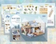 Румбокс Блакитні часи Інтер'єрний конструктор Roombox DIY House L-023 + купол - изображение 6