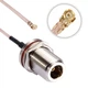Кабель антенный IPEX uFL - N-Type Female (мама) RG-178 20см 200мм переходник пигтейл для 4G 3G модемов, WiFi роутеров - изображение 1