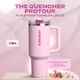 Термочашка Stanley The Quencher ProTour Flip Straw Tumbler 40 oz (1,182 л) Світло-рожева - зображення 2