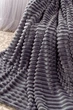 Плед шарпей Home Textiles Grey 200х230 см покривало з мікрофібри на ліжко диван сіре - зображення 6