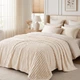 Плед шарпей теплий Home Textiles Ivory 200х230 см покривало суперсофт в спальню у вітальню кремовий - зображення 2