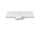 Комплект клавиатура и мышь A4tech Fstyler F1010 Sleek Multimedia Comfort USB Белый (F1010) - изображение 2