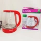 Електрочайник Dario DR1802 Red 1.8л, 1800 Вт, скло/пластик - зображення 4