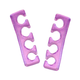 Педикюрные силиконовые разделители фиолетовые многоразовые для пальцев ног - изображение 2