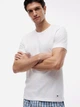 Пижама (футболка + шорты) мужская хлопковая Tommy Hilfiger 646437071 L Белый/Голубой (1161130362) - изображение 3