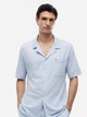 Пижама (рубашка + шорты) мужская хлопковая Tommy Hilfiger 41636786 XL Голубая (1161127506) - изображение 3