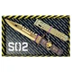 Сувенирные ножи Сувенир-Декор "Бабочка LEGACY & M-9 BAYONET GOLD" деревянные с брелоком - изображение 1