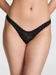 Кружевные трусики тонг Victoria's Secret Pink 1160937096 (Черный L) - изображение 1