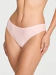 Гладкий комплект белья Victoria's Secret лиф Push-Up с кружевом и трусики тонг 1161227960 (Розовый 34A/S) - изображение 5