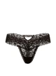 Кружевные трусики тонг Victoria's Secret 1160968566 (Черный L) - изображение 3