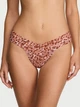 Кружевные трусики тонг Victoria's Secret 1160423517 (Леопардовый M) - изображение 1