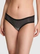 Комплект белья с блеском Victoria's Secret Pink бюстгальтер и трусики хипхаггеры 1161526100 (Черный 34A/S) - изображение 4