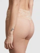 Комплект белья Victoria's Secret PINK лиф Push-up и кружевные трусики тонг 1161304269 (Бежевый 32B/S) - изображение 6
