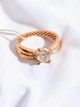 Золота каблучка з фіанітами «AiR GOLD» (16,5р) 700414-2к - зображення 5