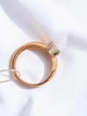 Золота каблучка з фіанітами «AiR GOLD» (16,5р) 700414-2к - зображення 6