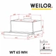 Вытяжка телескопическая WEILOR WT 65 WH - изображение 12