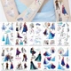 Набір тимчасових тату "Холодне серце" frozen-tattoo-mini-set-1-10, 10 штук, розмір 12 х 7 см - зображення 2
