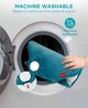 Электрическая грелка для спины и поясницы Comfytemp (K9014) - 9 режимов нагрева, таймер авто-выключения, Blue - изображение 6