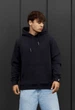 Мужской худи Стаф темно-синий базовый однотонный Staff basic dark-blue L (401509) - изображение 1