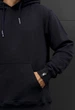 Мужской худи Стаф темно-синий базовый однотонный Staff basic dark-blue L (401509) - изображение 3