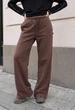 Женские спортивные брюки Стаф коричневые Staff pa brown XXS (401488) - изображение 4