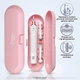 Футляр для электрической зубной щетки Oral B Braun Philips Pecham XIAOMI Универсальный подходит для электрощетки орал б на 2 насадки дорожный кейс на щетку филипс Розовый Dental Man Case Pink - изображение 1
