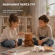 Интерактивная мягкая игрушка с искусственным интеллектом AI Robot на украинском языке Wi-Fi | Голосовое общение, Сказки, Игры, Новости, Умный робот-помощник для детей Fluffy 33840 - изображение 6