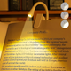 Лампа для чтения на аккумуляторе LJC-182 Фонарик для чтения книг на прищепке автономный - изображение 1