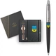 Подарунковий набір Parker JOTTER Originals UKRAINE Black CT BP Тризуб синьо-жовтий (кулькова ручка + блокнот Parker) - зображення 3