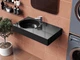 Умывальник подвесной Luxor Kera 80 R Blak - изображение 4