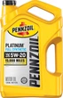 Моторна олива Pennzoil Platinum Full Synthetic 5W-20 Motor Oil (5-Quart / 4.73л) (550046122) - зображення 1