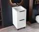 Тумба лакированная, Luxor Sena 40, с умывальником Imperio Low 40 - изображение 5
