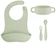 Zestaw do pierwszych posiłków Babymoov Baby First Meal Set 1320995 Zielony (3661276192508) - obraz 1