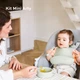 Zestaw do pierwszych posiłków Babymoov Baby First Meal Set 1320995 Zielony (3661276192508) - obraz 4