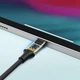 Адаптер UGREEN AV161 USB Type-C Male to 3.5mm Female Cable Aluminum Shell with Braided 10cm Space Gray (80154) - зображення 5