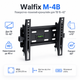 Кронштейн для телевизора Walfix M-4B настенный 15–42" до 40 кг. VESA 200x200 Черный - изображение 2