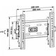 Кронштейн для телевизора Walfix M-4B настенный 15–42" до 40 кг. VESA 200x200 Черный - изображение 3