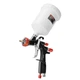 Краскопульт пневматический LVLP верхний пластиковый бачок 600мл, форсунка-2,5мм AEROPRO A610-2.5 - изображение 1