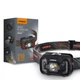 Ліхтар налобний Videx H025C, Black, 310 лм, 5000K, до 74 м, 7 режимів роботи, світлодіод CREE XTE 5W + COB, акумулятор (1800 mAh, незнімний), IP65, 96 г (VLF-H025C) - зображення 2