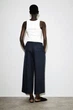 Жіночі лляні кюлоти COS Linen Culottes Navy 32 (1321200002) - зображення 4
