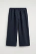 Жіночі лляні кюлоти COS Linen Culottes Navy 32 (1321200002) - зображення 5