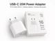 Быстрый блок питания USB-C 35W для iPhone 16 Pro Max Power Adapter 35 Вт - изображение 1